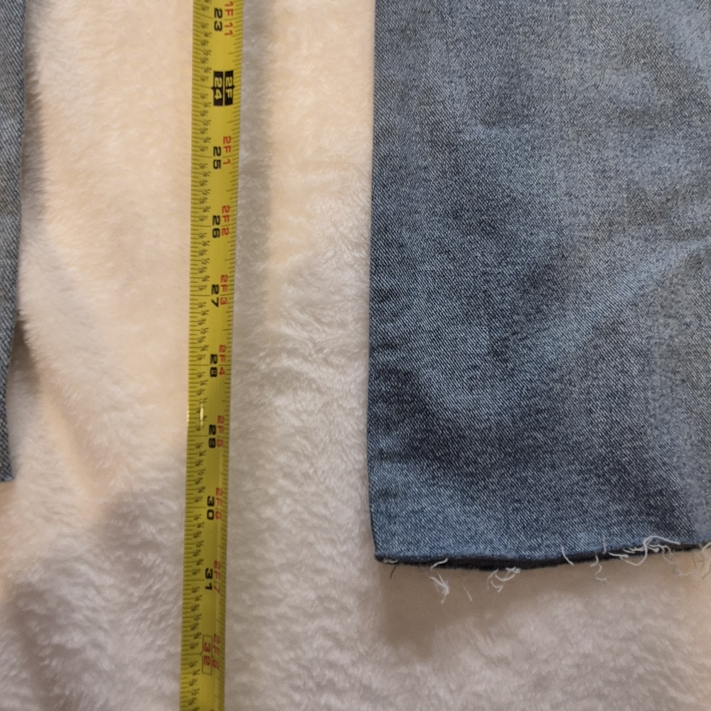Seven7 Women's Flare Jeans - Distressed Blue - Picture 8 of 8